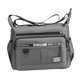 thumbnail image 3 of Bolso bandolera para hombre, impermeable, moderno y ligero, ideal para ir de compras por la calle, regalo de cumpleaños. Gris, 3 of 10