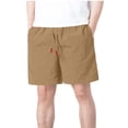 thumbnail image 3 of DDAPJ pyju Big and Tall Athletic Shorts for Men Moisture Wicking Workout Gym Shorts Lightweight Drawstring Casual Sweat Shorts with Pockets Khaki XXXL, 3 of 7