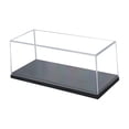 thumbnail image 2 of Caja de exhibición de modelos de autos a escala 1:43, transparente, portátil, con base negra, estuche protector para accesorios, vitrina de acrílico, 2 of 8