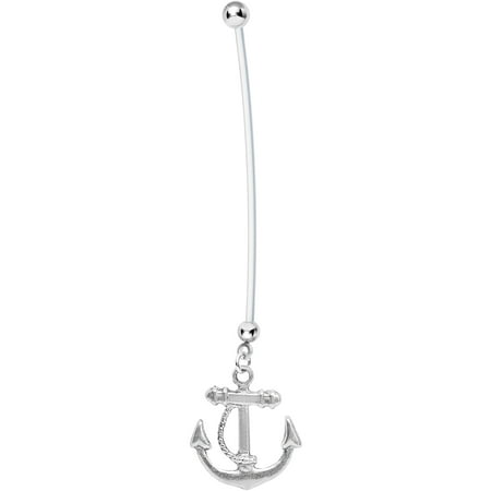 Body Candy Nautical Anchor Drop Pregnancy Belly Ring