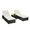 White, variant on TUAREX Patio Lounge Chair Set of 3, 2 Wicker Chaise Loungers & Side Table, Outdoor Lounger Recliner, All Weather Rattan with Washable Cushions, 5-Level Angles Adjust Backrest, White