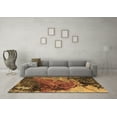thumbnail image 3 of Ahgly Company Indoor Rectangle Abstract Brown Modern Area Rugs, 2' x 4', 3 of 4