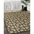 thumbnail image 2 of Ahgly Company Indoor Square Abstract Dark Brown Oriental Area Rugs, 8' Square, 2 of 6