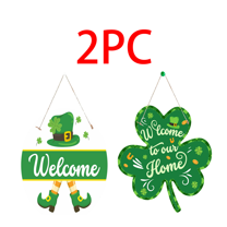 Jacenvly Home Decor St Patricks Day Welcome Door Sign St Patricks Day Door Decorations Saint Patricks Day Decorations for The Home- St Patricks Day Door Hanger Cottages St Patrick