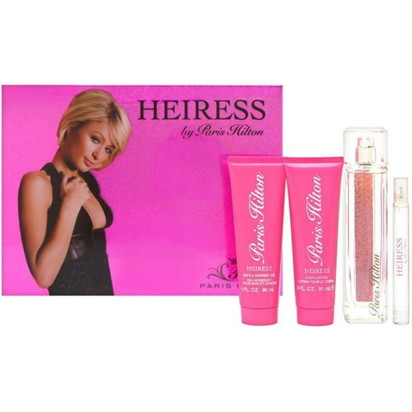 Paris Hilton Heiress Perfume Gift Set, 4 Pieces