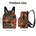 thumbnail image 2 of Leopards Jungle Lush Vibrant Pattern Small Backpack Cute Mini Backpacks For Woman Lightweight Daypacks, 2 of 8