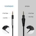 thumbnail image 2 of Long Step 4.4mm to 2.5mm Upgrade Balanced Cable 4ft Compatible with Pioneer HDJ X5 X7 S7 CUE1 DJ Headphones, 2 of 9