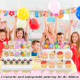 thumbnail image 4 of Soporte para tartas KhayRovies, 3 niveles, madera blanca, 33 agujeros, con accesorios, 4 of 6