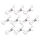 thumbnail image 2 of 10pcs Windproof Quilt Clothes Clips, Heavy Duty Silver Fixing Clamps for Household Use, Non Slip Design for Air Drying Clothes and Blankets, 2 of 5