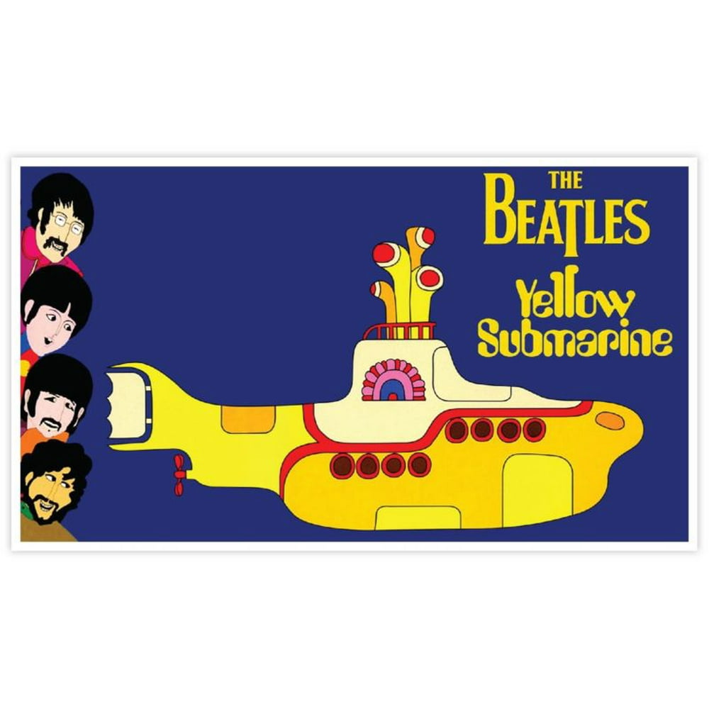 The Beatles Yellow Submarine Sticker Decal *2 SIZES* Vinyl Bumper
