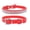 Red, variant on Sparkly Rhinestone Pet Collar for Small Medium Large Dogs and Cats, Bling Crystal Studded Soft Leather Puppy Collar with Diamante Buckle, Adjustable Jeweled Neck Strap for Girl Pets