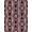 Pink And Black, Pattern 3, variant on Design&I 8'x10' Washable Area Rug Sleek Flatweave Pet Friendly Vintage Rosette Border Ribbon Lattice Delicate Pink Coquette Refined Structured for King Size Bedroom, Under Bed