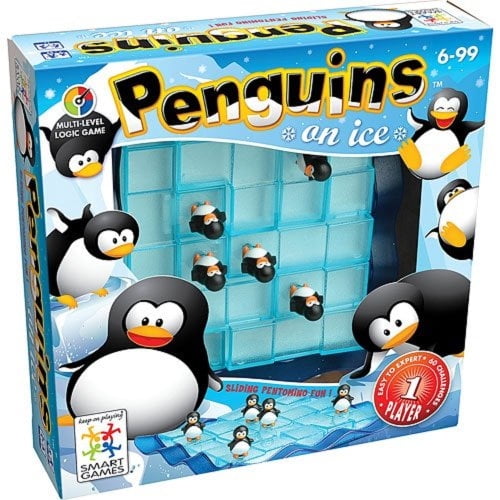 Juego de rompecabezas SmartGames Penguins on Ice desarrollo de habilidades cognitivas
