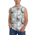 thumbnail image 2 of Picia African Animals mens Cotton Tank Undershirts , Moisture-wicking Ribbed Tanks, Lightweight Cotton Tank Undershirts-3X-Large, 2 of 8