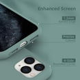 thumbnail image 3 of Compatible with iPhone 11 Pro Max Case, Drop Protection Liquid Silicone Gel Rubber Full Body Bumper Cover with Soft Microfiber Shockproof Phone Case for iPhone 11 Pro Max 6.5", Pine Green, 3 of 15