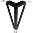thumbnail image 2 of Adjustable Furniture Legs Table Leg Extensions Triangle Cabinet Feet Sofa Feet Gift, 2 of 5