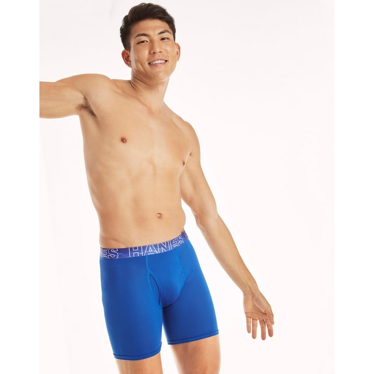 Hanes X-Temp Men's Boxer Brief Underwear, 3-Pack Assorted S