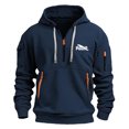 thumbnail image 2 of Sudadera con capucha para hombre, de manga larga, con diseño de cremallera, sudadera con capucha para hombre, ropa deportiva, chaqueta informal ajustada, 2 of 4
