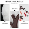 thumbnail image 5 of OFFIGAM 3-Pack Snowman Craft Kits for Kids and Parents with Assorted Colors and Materials for Holiday Fun, 5 of 8