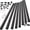 Black, variant on 1pc Total 125in Wall Cord Hider Kit, Cable Raceway for Wall Mounted TV, 8 x 15.7" On-Wall Wire Trunking, 1.18"W x 0.6"H Cable Concealer for Home Office Management