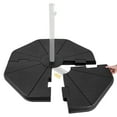 thumbnail image 1 of Costway Base de Parasol Remplissable 4 Pcs Support de Patio Déporté Base de Parasol Jardin, 1 of 10