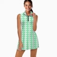 thumbnail image 2 of Aesthetic Sage Green and White Ripple Sports Dresses Women Tennis Dress Outdoor Badminton Golf Quick-Drying And Breathable Sports Dress, 2 of 4