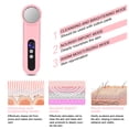 thumbnail image 3 of Instrumento de limpieza facial de máquina Bauty antienvejecimiento hidratante facial cálida con iones USB, color rosa, 3 of 8