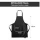 thumbnail image 2 of 3 Mandiles Chef+3 Gorros Chef Para Meseros Barbería Pintores, 2 of 7