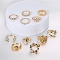 thumbnail image 2 of Gold Fox Serpentine Ring With Rhinestones Alloy Jewelry For Women Elegant Fashion Accessory EuropeanStyle Chic, 2 of 6