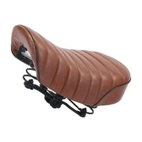 Vsenkes Electric Bike Seat Cushion Breathable Replacement for Enthusiasts Men Adults Brown