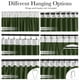 thumbnail image 4 of Cortinas Stangh de terciopelo verde musgo, 300 g/m², 304 x 274 cm, 2 paneles, 4 of 8