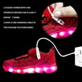thumbnail image 3 of Kids Light Up Shoes Led Flash Sneakers with Spider Upper USB Charge for Boys Girls Toddles Best Gift for Birthday Thanksgiving Christmas Day, 3 of 6