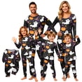 thumbnail image 6 of Halloween Family Matching Pajamas Sets, Halloween Family Leisure Loungewear, Pumpkin Ghost Holiday PJS Sleepwear, Seasonal Halloween Party Family for Home Relaxing Casual Daily Wear Indoor, 6 of 7