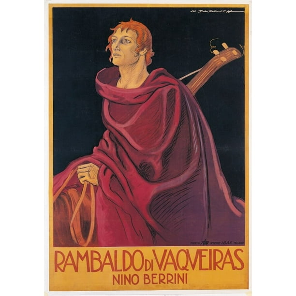 Film Poster For Rambaldo Di Vaqueros By Marcello Dudovich 1921 th Century Print Cm 140 X 100 Walmart Com Walmart Com
