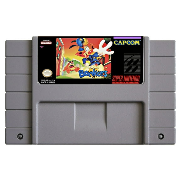 SNES Games Cartridge Bonkers