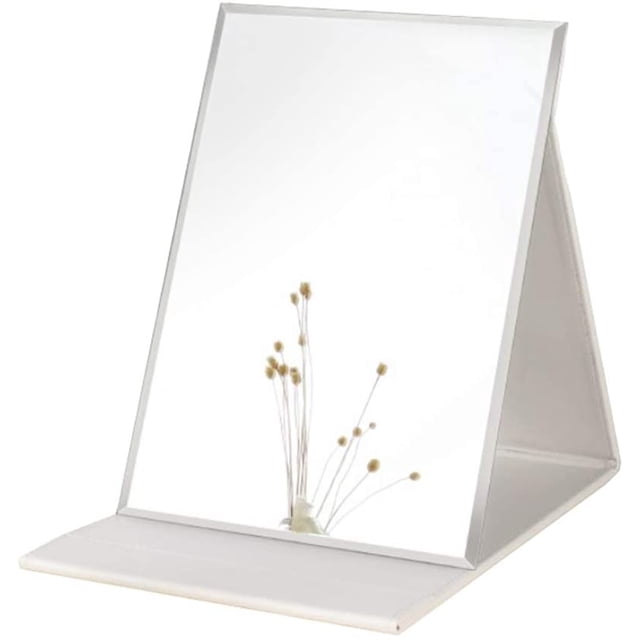 Zcooooool Mirror Large Portable Super HD Makeup Mirror Multi Stand Angle Hand Free/Handheld/Tabletop Foldable 10x7 Inch