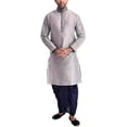 thumbnail image 1 of Royal Kurta Silk Embroidered Kurta Dhoti Set, 1 of 1