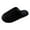 Black, variant on Scuff Slippers for Women Soft Plush Winter Warm Casual Indoor Home Nonslip Slides Slip on Bedroom House Shoes Black 6.5