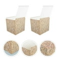 thumbnail image 4 of 2 fardos de heno para decoración: cajas de fardos de heno con temática de vaquero occidental - Cajas de paja falsa de granja para fiesta de cumpleaños temática del oeste, 4 of 5
