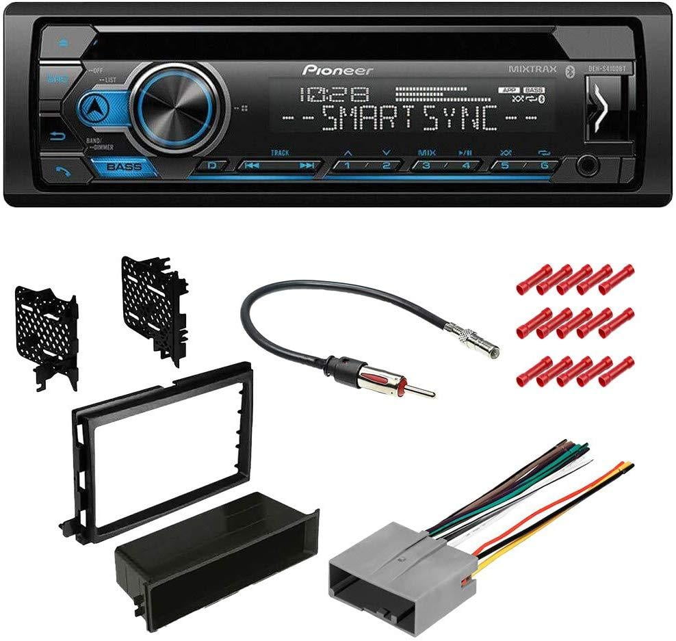 CACHÉ KIT6626 Bundle for 2005-2007 Ford Focus with Pioneer Single Din Car Stereo with Bluetooth Digital Media Receiver in Dash AM/FM Radio and Complete Installation Kit 4item