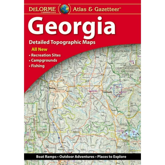 Delorme Atlas & Gazetteer: Georgia, (Paperback)