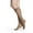Cafe, variant on Sigvaris Style 782 Sheer 20-30 Closed Toe Knee High Compression Stockings Natural LS Short