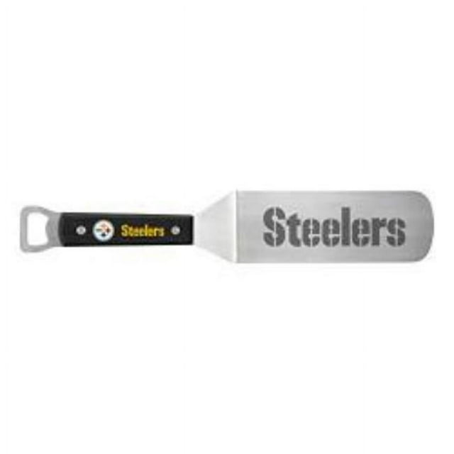 Collection BBSNFL2501 NFL Pittsburgh Steelers BBQ Spatula with Bottle Opener