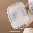 thumbnail image 5 of Food Storage Container, Fresh-keeping Box, Food Box, Plastic, 2.5 Quart Capacity, Transparent, Microwave Safe, for Home Kitchen, Picnics, and Travel Lunch, Clear, by FAJHHA, 5 of 7