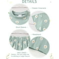 thumbnail image 5 of WESIDOM Toddler Girl Clothes Baby Girls Outfits 6M-5T Summer Floral Print Shirt+Shorts+Headband 3pcs Baby Clothing, 5 of 6