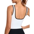 thumbnail image 2 of RUNNING GIRL Women's Yoga Tank Top with Built-in Bra, Sleeveless Athletic Workout Tank, Racerback Crop Sports Top for Yoga, Gym, Running, 2 of 5