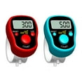 thumbnail image 2 of ZheElen Random Color Finger Counter Electronic Handheld with Sensitive Buttons Clicker Finger Ring Golf Digit Stitch Marker Save Power Type 1, 2 of 8