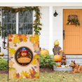 thumbnail image 6 of Versatile Thanksgiving Turkey Garden Flags for Outdoor for House Front Door Balcony 28x40 Inches Pie Pumpkins Double-Side Outdoor Garden Flag Washable Cartoon Thanksgiving Day Camping Flag, 6 of 6