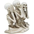 thumbnail image 5 of Pacific Giftware Hear See Speak no Evil Skeleton Resin Figurine, 5 of 9