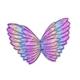 thumbnail image 1 of Disfraz de hada con alas de elfo para niños, accesorio de fotografía, alas de mariposa para niñas C-Púrpura, 1 of 8